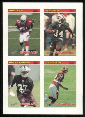 2005 Bazooka Stickers #2 D.J. Williams/Jonathan Vilma/Lito Sheppard/Sean Taylor - Image 1 of 2