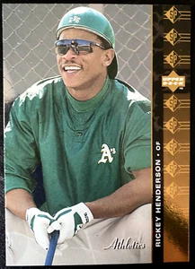 Rickey HENDERSON 1993 Upper Deck SP & Hologram Series #34 Oakland Athletics - Picture 1 of 2
