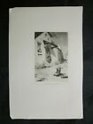 1800s Engraving Etching - L&#39;Arrivee A Bethleem by L. O. Merson &amp; E. Champollion