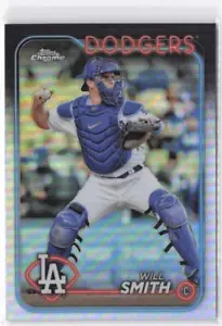 2024 Topps Chrome Will Smith #293 Refractor Dodgers - Picture 1 of 2