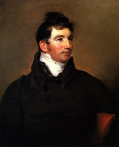 Oil painting young man portrait Dr-Edward-Hudson-Thomas-Sully free shipping cost - Picture 1 of 1