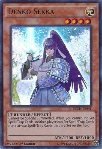 *** DENKO SEKKA *** ULTRA RARE 1ST EDITION NECH-EN041 YUGIOH! - Image 1 of 1