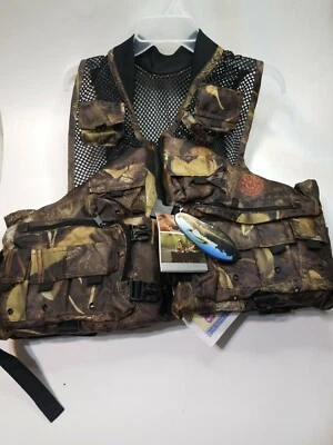 Chaleco Master Sportsman Fishoiflage Camuflaje Fshing/Esquí - Adulto L/XL - Nuevo con Etiquetas Foto 1 de 4