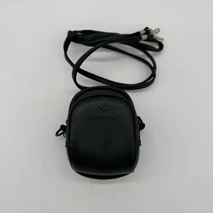 Estuche para cámara Samsonite de colección bolso de cuero negro correa ajustable para el hombro pequeño 3x4+ - Imagen 1 de 5
