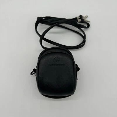 Vtg Samsonite Camera Case Black Leather Bag Adjustable Shoulder Strap Small 3x4+ - Image 1 of 4