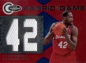 2010-11 Totally Certified Fabric of the Game Jumbo Jersey Number Elton Brand/299