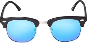 Lente de luz azul Gafas TV Computadora Tensión de ojos Lente neutra Negra Medio marco - Imagen 1 de 8