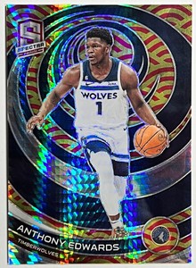 2022-23 PANINI - SPECTRA BASKETBALL Asia RED/YELLOW ANTHONY EDWARDS 08/75