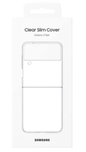 SAMSUNG Galaxy Z Flip4 Clear Cover with Ring, Protective Phone Case - Picture 1 of 1
