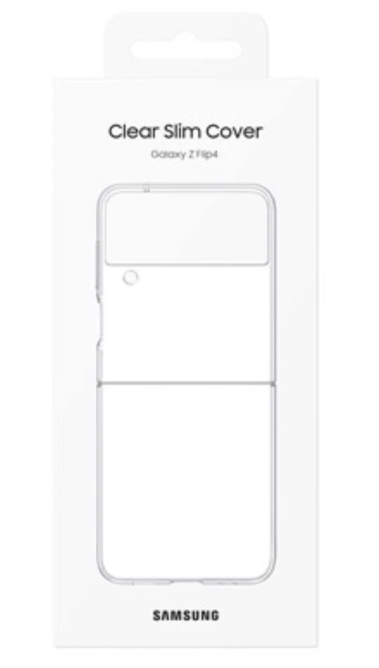 Capa protetora para telefone Samsung Galaxy Z Flip4 transparente com anel  - Imagem 1 de 1