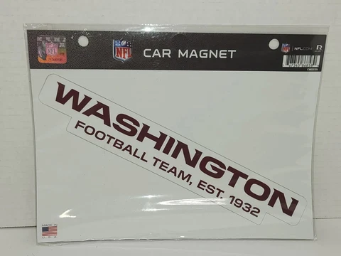 Washington Commanders Football NFL Large Car/Refrigerator/Locker Magnet Cover
