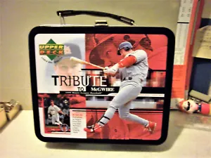 1999 Mark McGuire Tribute Lunchbox béisbol deportes MLB clásico lata caja de almuerzo - Imagen 1 de 1