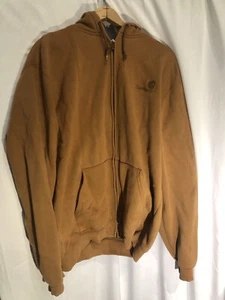 Carhartt Mens Regular Fit Full Zip Hooded Sweatshirt Size Large Tall - Picture 1 of 5