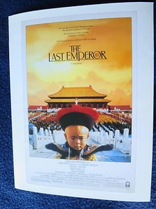 THE LAST EMPEROR Oscar Best Picture Winner 1987 Lone Chen O'Toole Bertolucci - Imagen 1 de 3
