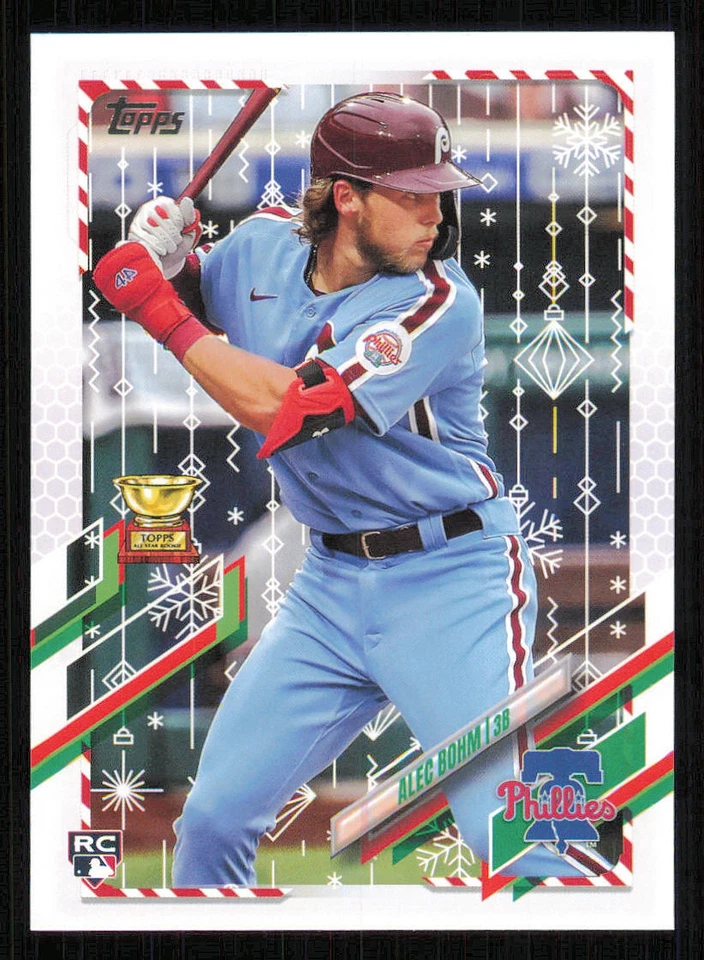 2021 Topps Walmart Holiday #HW212 Alec Bohm Rookie - Image 1 of 2