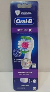 Oral-B 3D White Electric Toothbrush Replacement Brush 3 Count FREE SHIPPING! - Picture 1 of 3