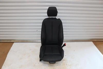 BMW 330I F30 2012-2019 equipamiento deportivo asiento del lado del pasajero delantero derecho negro OEM Foto 1 de 4