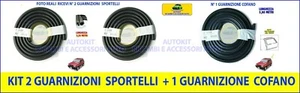 KIT 2 Guarnizioni Portiere per Panda Sisley 4x4 Sportelli Porte Cofano Baule - Foto 1 di 4