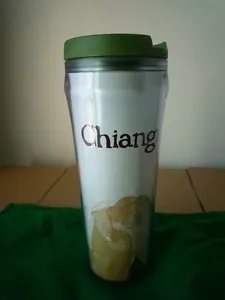 Vaso de la ciudad de Starbucks Tailandia Chiangmai impreso en té de café 12 oz - Imagen 1 de 7