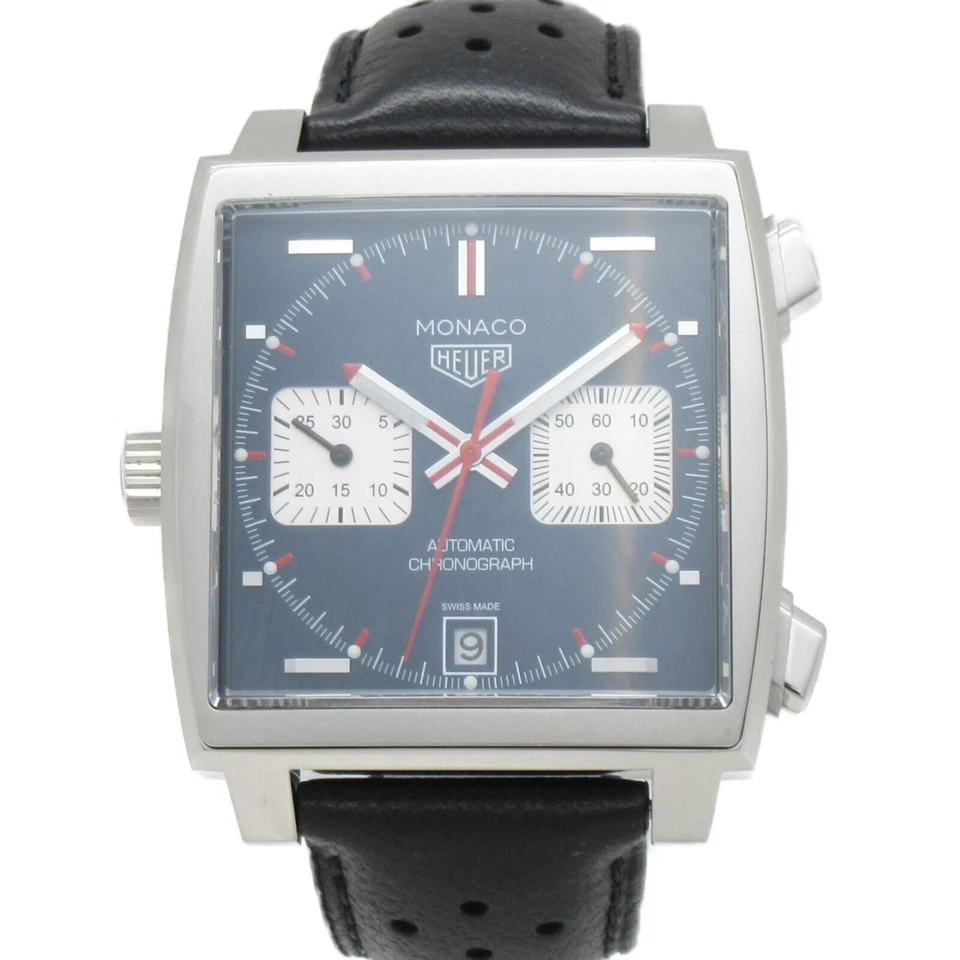 TAG Heuer Monaco Blue Men's Watch - CAW211P.FC6356