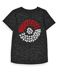 Camiseta Pokemon Gris Pokeball Manga Corta Niños - Imagen 1 de 34