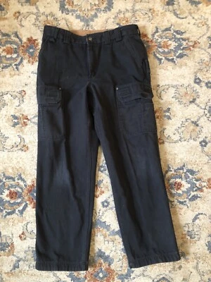 Pantalones cargo Duluth Trading para hombre 36x34 negros utilitarios Foto 1 de 4