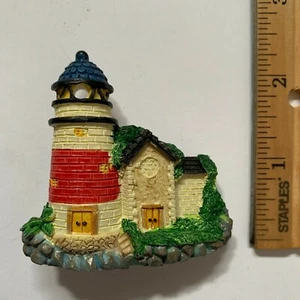 3D Landschaft Souvenir Ozean Meer LEUCHTTURM Kühlschrankmagnet  - Bild 1 von 3