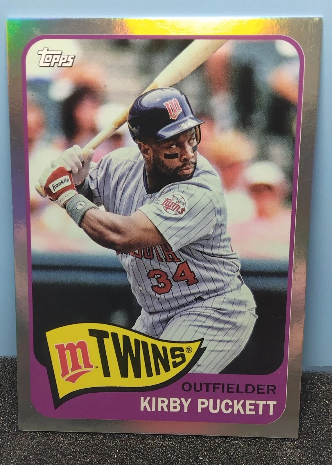 2023 Topps Archives #121 Kirby Puckett Rainbow Foil /199 Minnesota Twins