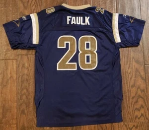 Vintage St. Louis Rams Marshall Faulk jersey youth XL LA - Picture 1 of 9