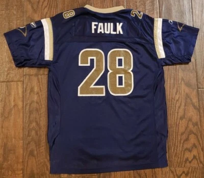 Camiseta De Colección St. Louis Rams Marshall Faulk Juvenil XL LA  Foto 1 de 4