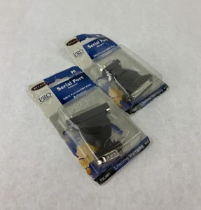 Lot of 2 New Belkin F2L087 Serial Port Adaptor DB9 Male / DB25 Female - Picture 1 of 7