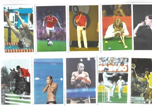 Lot of 10 different "sports" 1987 A Question Of Sport Game Cards Snooker Darts - Picture 1 of 2