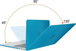 13 inch Apple MacBook Snap On Case Hard Shell Cover, Aqua Blue