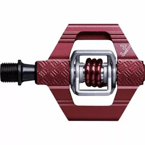 Crank Bros Clipless Mountain Bike Pedals - Candy 3 Maroon Red / Red Spring - Picture 1 of 1