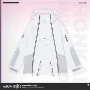 Honkai Impact 3rd Official Elysia Herrscher of Human: Ego Hooded Jacket Coat NEW - Picture 1 of 10
