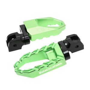 Laser 1.5 inch Lower Green Front Large Foot Pegs For Ninja 125 19 20 21 22 23 - Bild 1 von 9