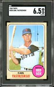 1968 Topps #250 Carl Yastrzemski Red Sox HOF SGC 6.5 EX-NM+
