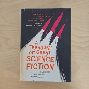 A Treasury Of Great Science Fiction 2 By Anthony Boucher Hardcover Book Vintage - Picture 1 of 6
