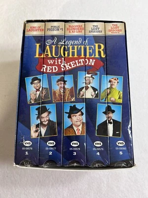 A Legend of Laughter With Red Skeleton VHS Collector’s Set 5 Tapes All Sealed - Image 1 of 4