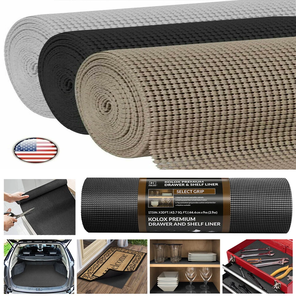 BESMALL Anti Slip Mat Non Slip Rug Gripper Pad for Carpet Drawer Liner Kitchen Cabinet