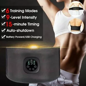 1x Waist Massage Belt Body Slimming Belt Weight Loss Fat Burning Digital Display - Picture 1 of 7