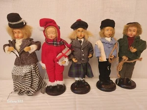 5er Set Weihnachtslieder Puppen - Bild 1 von 24