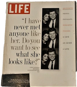 August, 1995 LIFE Magazine JFK mrs Pictures advertising FREE SHIP Aug 95 1990s 8 - Picture 1 of 9