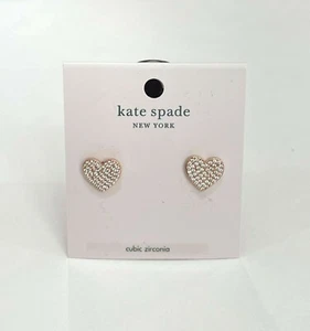 Kate Spade Earrings Yours Truly Rose Gold Tone New - Picture 1 of 2