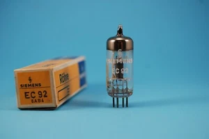 Siemens EC92 NUEVO EN CAJA Tubo de triodo probado Tubo Válvula Tubos 6AB4 (g) - Imagen 1 de 9