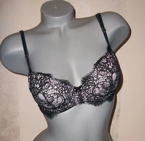 NWT $65 Victoria Secret 32C Embellished Dream Angel Lined Demi Bra - Picture 1 of 4