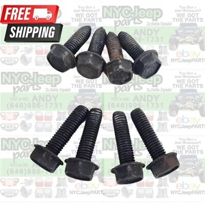 03-06 Jeep Wrangler TJ Front Seat Mounting Bolts Hardware 8pcs - Foto 1 di 13