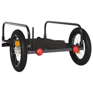 Bicycle Cargo Trailer Bicycle Carrier Bike Wagon Trailer with Flag Max Load 30kg - Picture 1 of 10