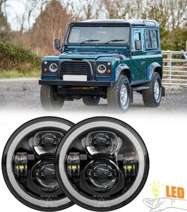 for Land Rover Defender VW T25 T3 Vanagon H6024 sealed beam E24 LED headlights - Picture 1 of 8