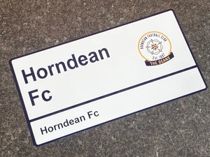 Personalised Football Sign Metal Man Cave Wall Door Name Team Club Plaque Gift - Picture 1 of 6